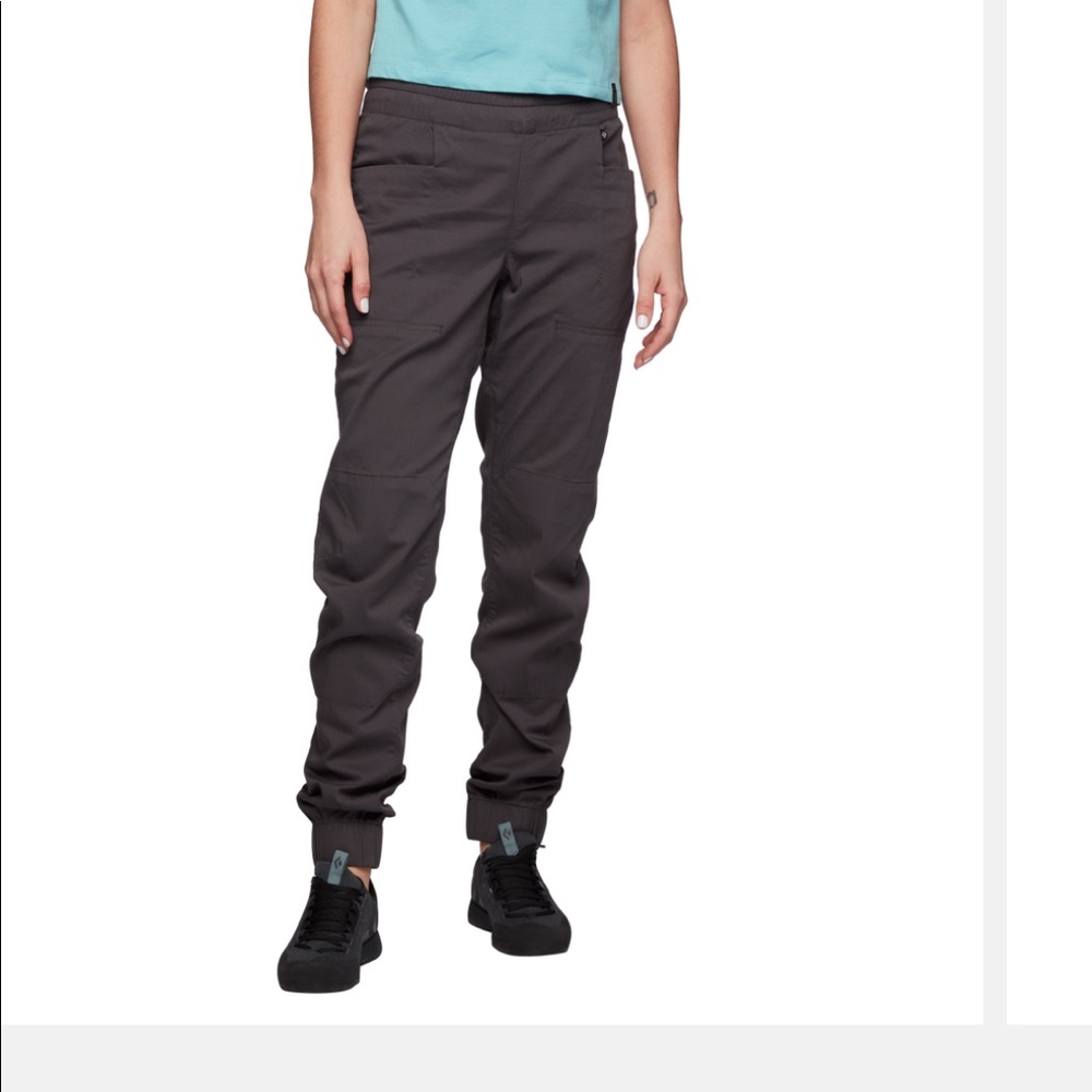 Black Diamond Notion SP pants. Dark grey.